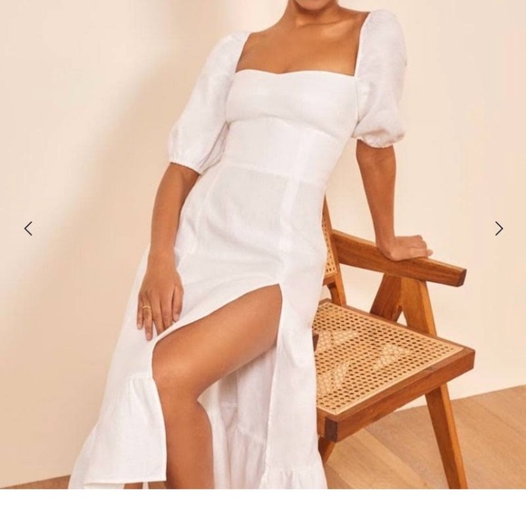 Reformation Dresses & Skirts - Reformation Women's Belgium Dress in White